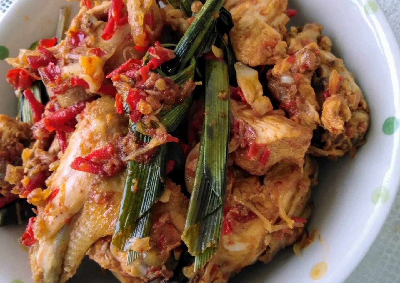Ayam balado pandan