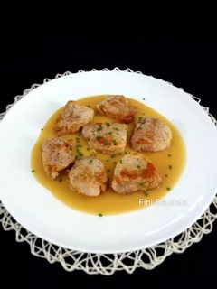 Una foto de Solomillo de cerdo con salsa gravy