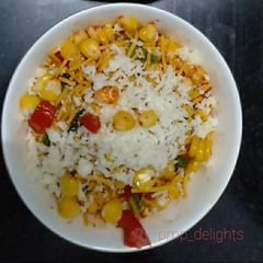 Corn bhel A picture of Corn bhel.