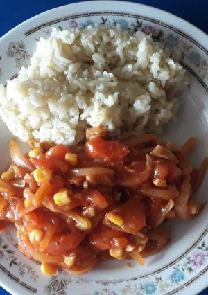 Una foto de Tomaticán de pollo, receta chilena. (Para: 4 personas)