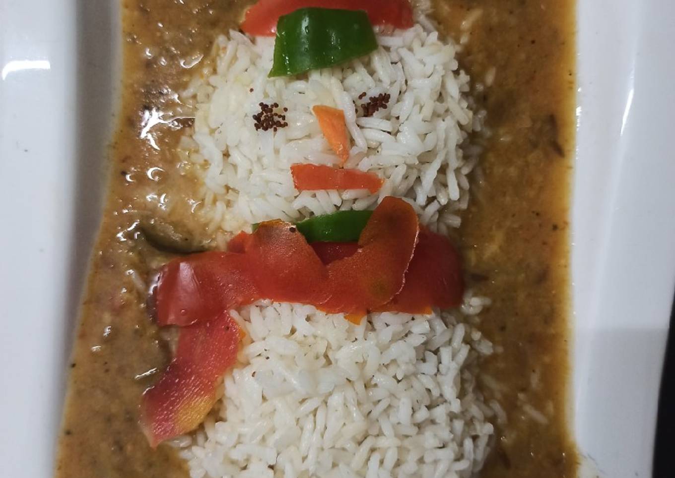Sambar and Rice