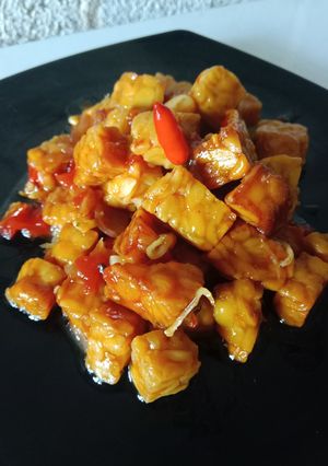 Foto resep Tempe asam manis