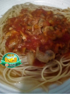 Una foto de Spaguettis con Salsa Napolitana