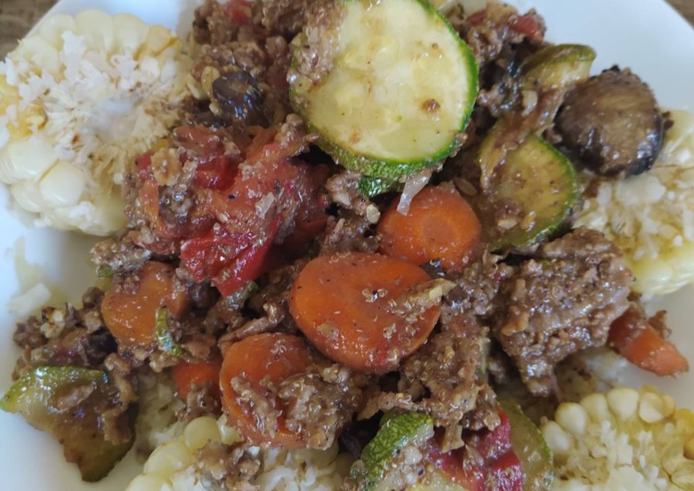 Picadillo con amaranto