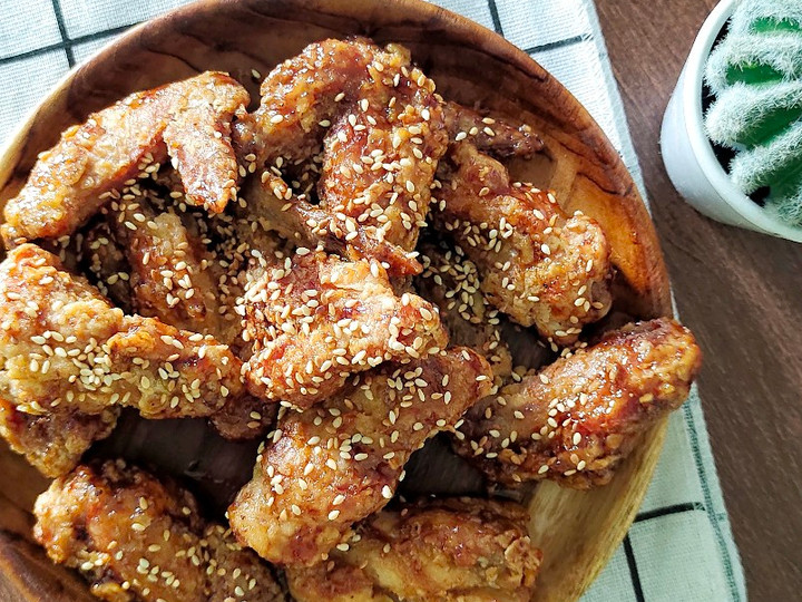 Bagaimana Menyiapkan Chicken wings korea yang Lezat Sekali