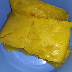 A picture of Besan sheera (Halwa).