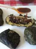 Pre-Hispanic Black Bean Tamales with Edible Leaves