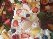 Une photo de yaourt mascarpone
