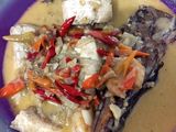 Mangut ikan pari asap pedas