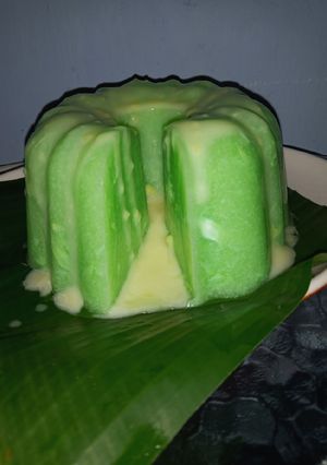 Foto resep Puding pandan