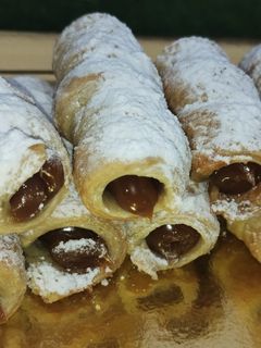 Una foto de Cañoncitos de Dulce de Leche