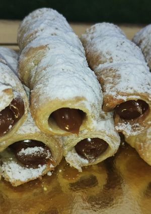 Una foto de Cañoncitos de Dulce de Leche