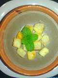 Crema de champiñones con crotones