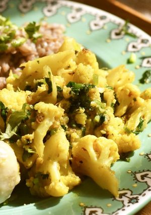 A picture of Cauliflower with Fenugreek Stir-Fry.