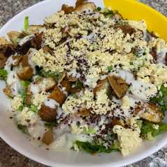 سلطة سيزار بنجتس الدجاج سهلة وسريعة 🥗🥗-レシピのメイン写真