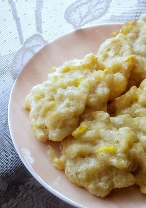 A picture of Fussili and Tofu Fritters.