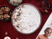 A picture of chocolate overnight oats