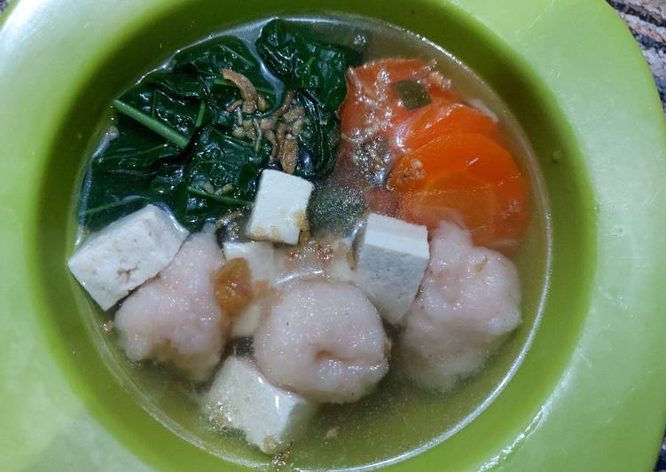 Bakso udang kuah