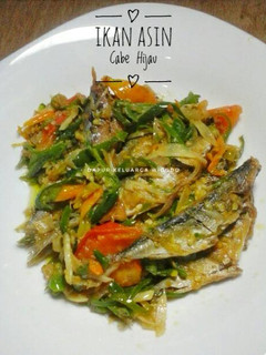 Foto resep Ikan Asin Cabe Hijau