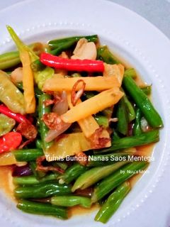 Foto resep Tumis Buncis Nanas Saos Mentega