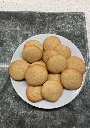 Vajas keksz juharsziruppal recept fotója
