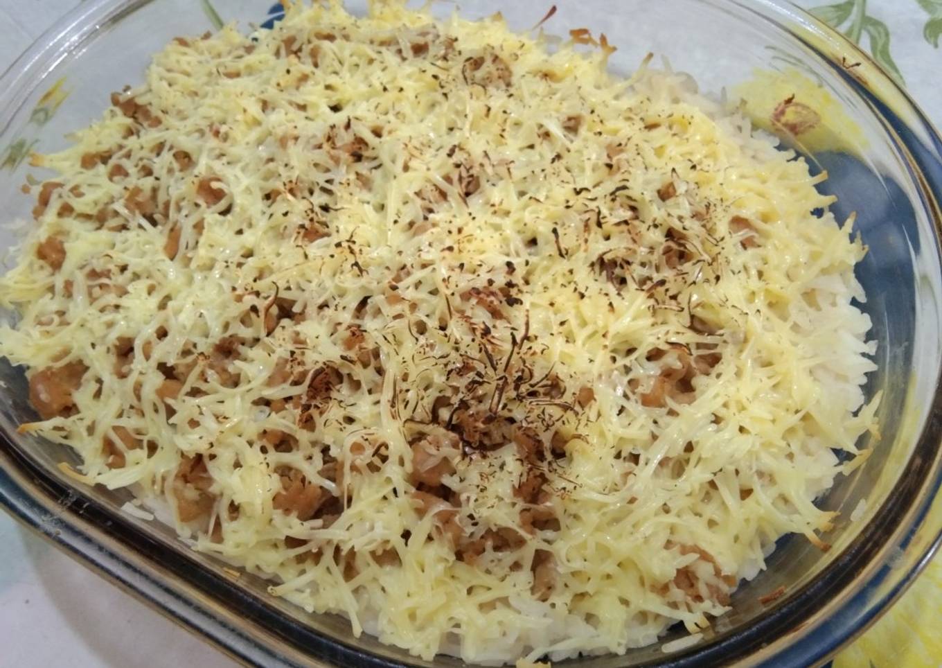 Baked chicken rice
