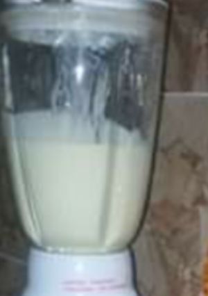 A picture of Home made mayonnaise.