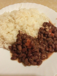 A picture of Rice & Beans # 4 weeks challenge#.