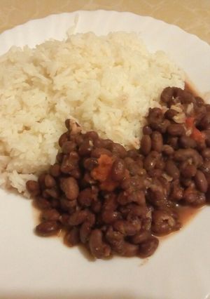 A picture of Rice & Beans # 4 weeks challenge#.