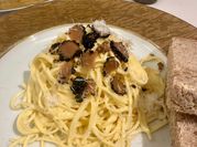 A picture of tagliatelle pasta