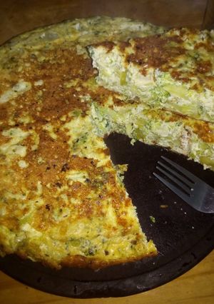 Una foto de Tortilla de brócoli