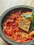 Sambal Tempe Penyet Panggang Teflon (Oil-Free)