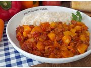 Una foto de arroz con picadillo