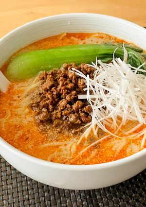 A picture of Soy Milk Tantanmen (Spicy Ramen).
