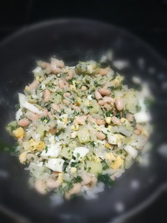 Una foto de Ensalada de porotos
