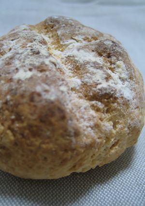 A picture of 3-Ingredient Easy All-Purpose Flour Bread (No Fermentation Needed).