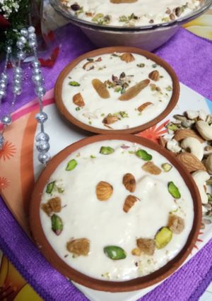 A picture of Paneer kheer.