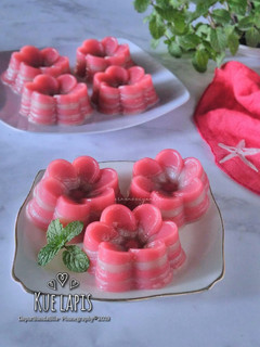 Foto resep Kue Lapis Merah Putih