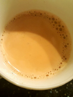 A picture of Herbal Milk Tea ☺🍵.