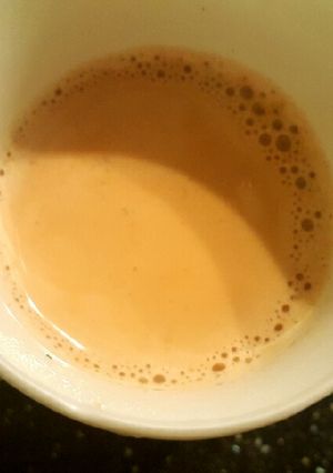 A picture of Herbal Milk Tea ☺🍵.
