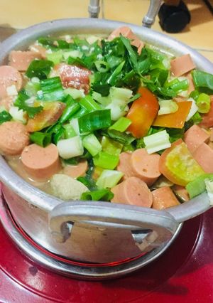 Foto resep Sop/sup sosis bakso