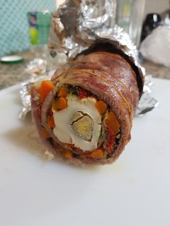 Una foto de Matambre de carne relleno