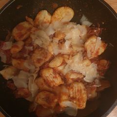 A picture of Gnocchi Bolognese Parmesan.