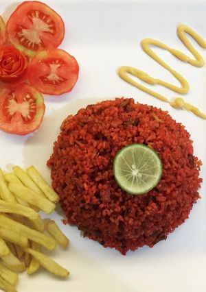 Foto resep Nasi Goreng Merah Ikan asin