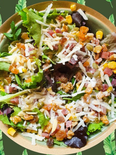 Una foto de Ensalada de jamón