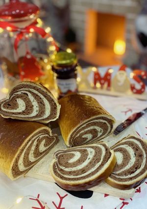 Karácsonyi kakaós kalács recept fotója