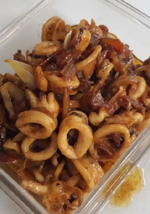 Foto resep Cumi saus mentega