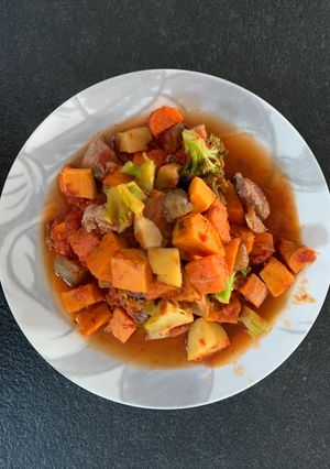 Winter-Ratatouille mit Fleisch Rezepthauptbild
