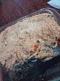 Crumble integral de morrón y pollo con un toque especial 😊