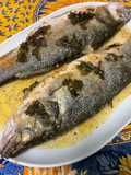 Bars farcis en papillote